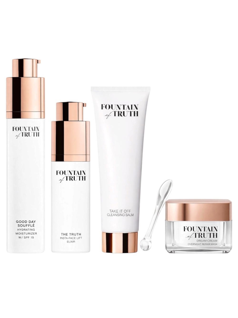 FOUNTAIN OF TRUTH 4PCS SKINCARE SET - BRAND NEW IN BOXES